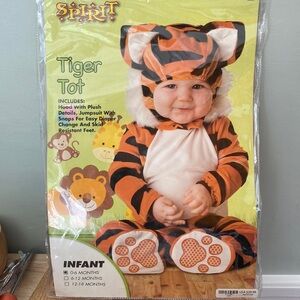 Unworn infant tiger costume